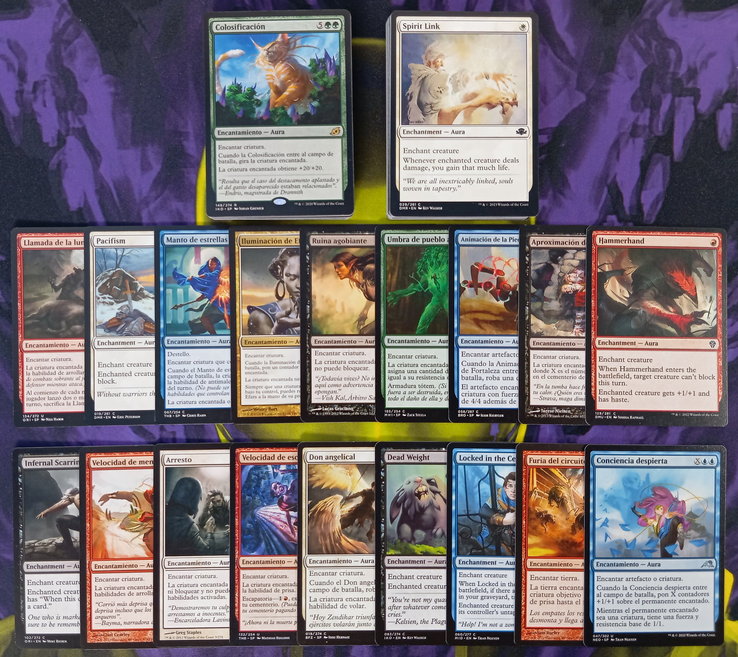 Lote 100 Auras SIN REPETIR
