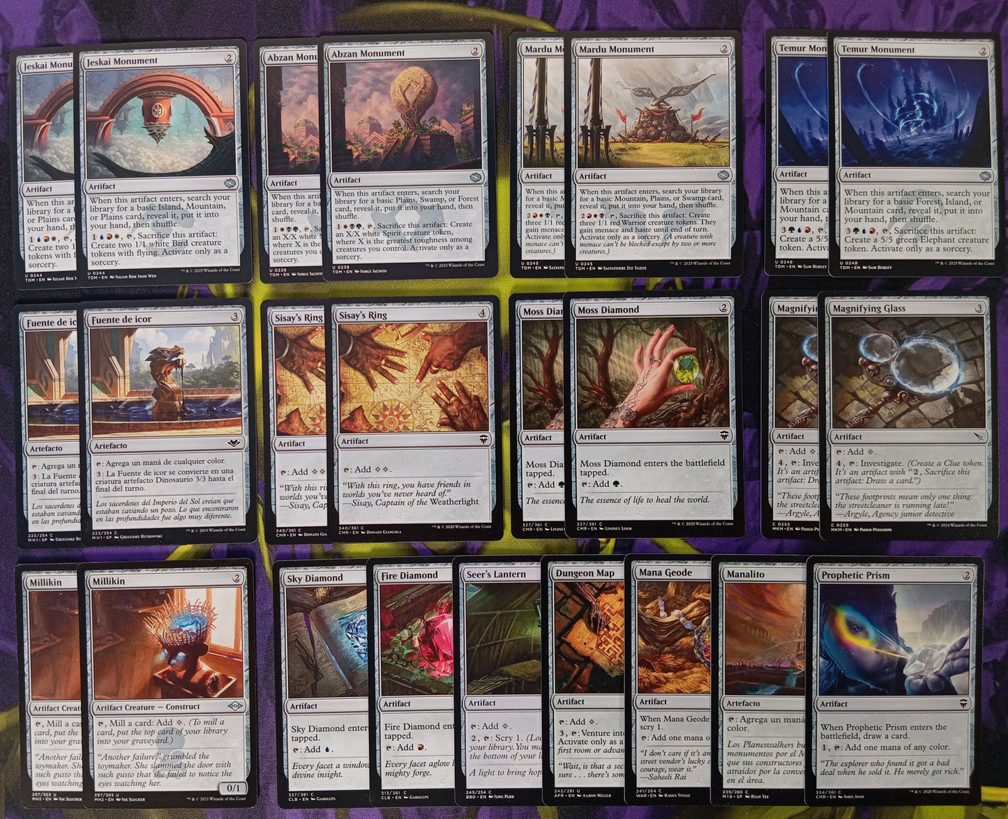 Lote 25 Rampeadores Commander