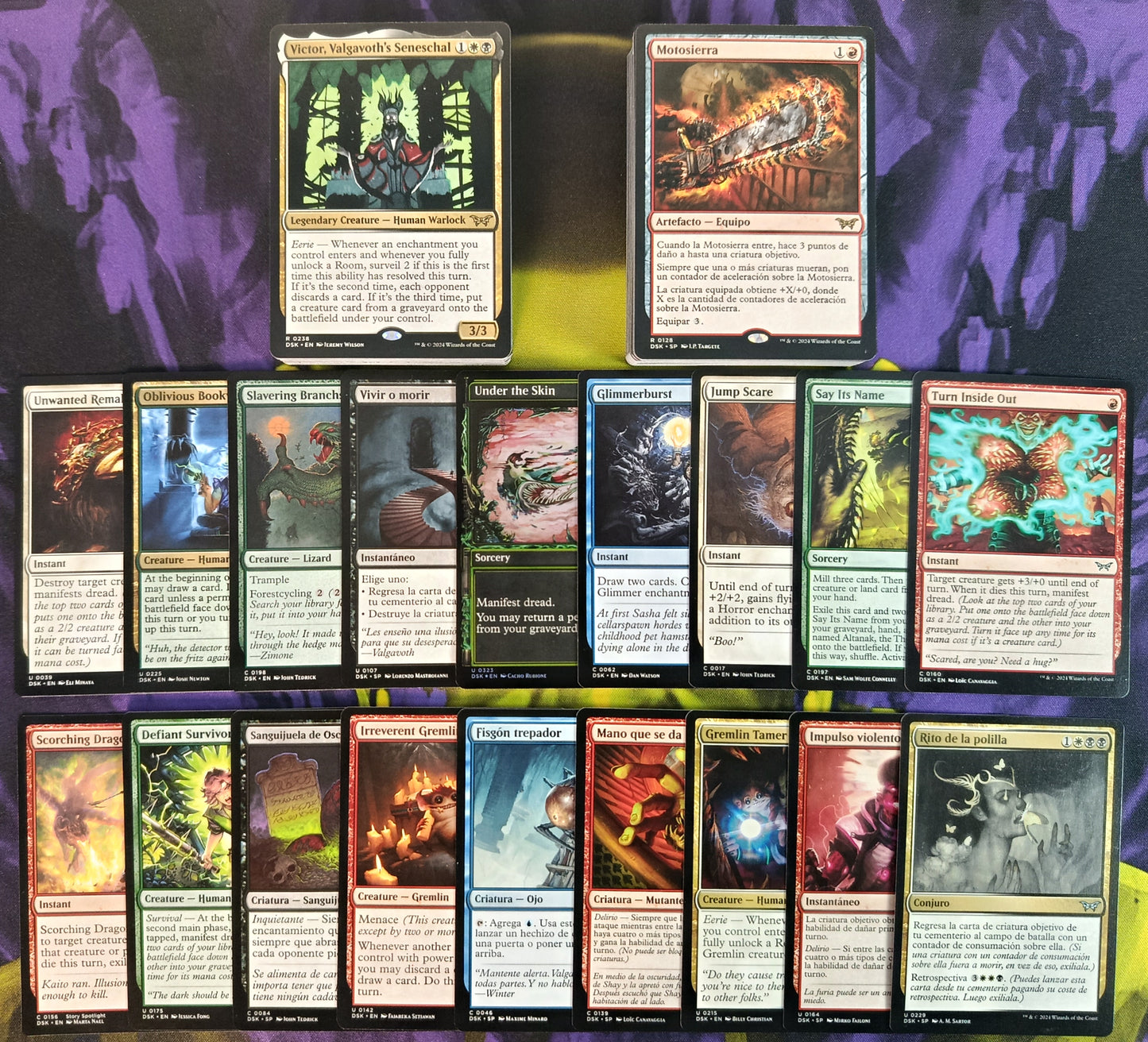 50 Cartas Duskmourn: Casa de los Horrores