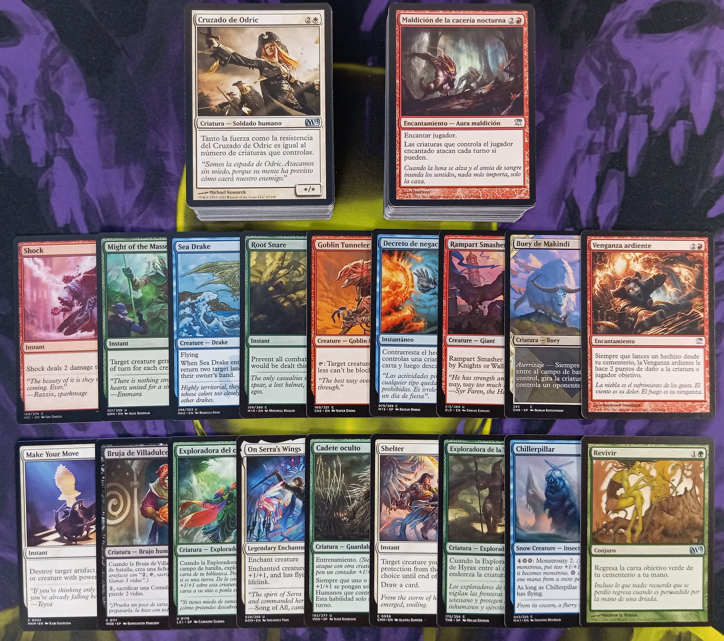 LOTE 500 Cartas+100 Tierras MTG