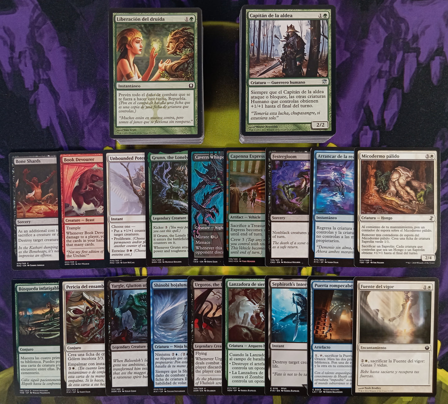 LOTE 500 Cartas+100 Tierras