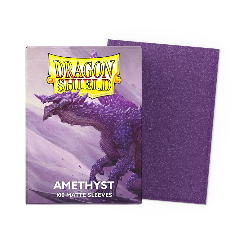 100 Fundas Dragon Shield Amethyst Matte