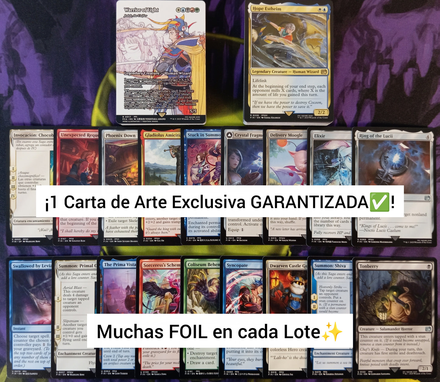 100 Cartas FINAL FANTASY x Magic The Gathering