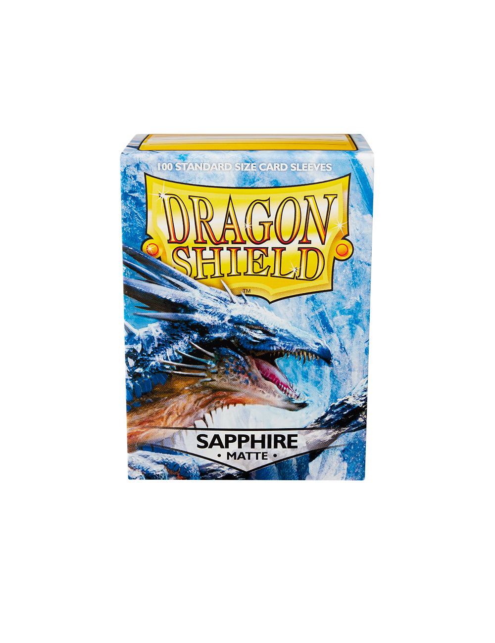 100 Fundas Dragon Shield-Color Zafiro Mate