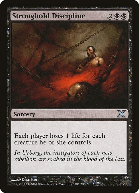Stronghold Discipline/ Disciplina de la fortaleza NM+