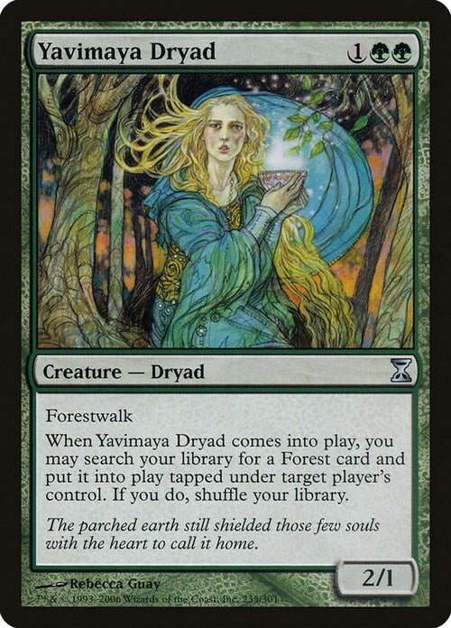 Yavimaya Dryad/ Dríada de Yavimaya NM+