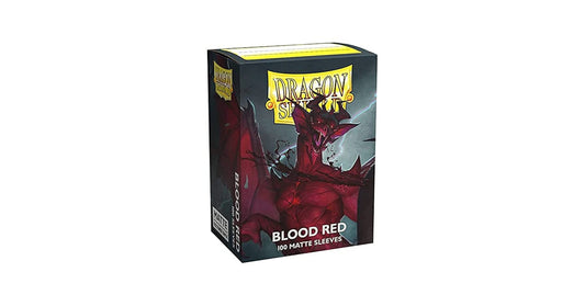 100 Fundas Dragon Shield- Blood Red Mate