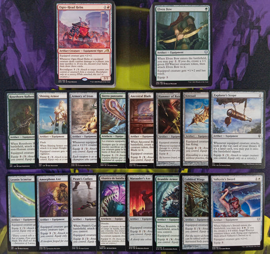 Lote 100 Cartas Equipos/Equipments