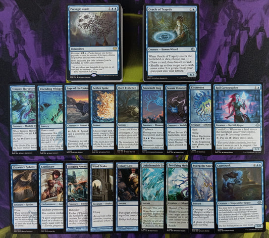 100 Cartas Azules SIN REPETIR