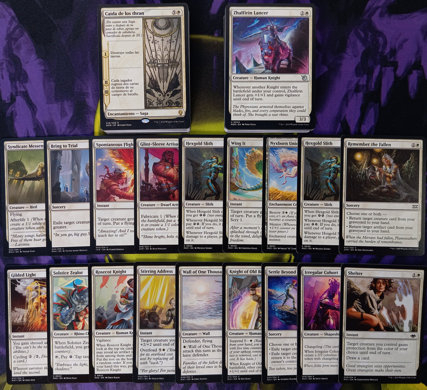 100 Cartas Blancas SIN REPETIR