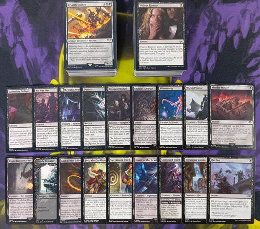 100 Cartas NEGRAS SIN REPETIR