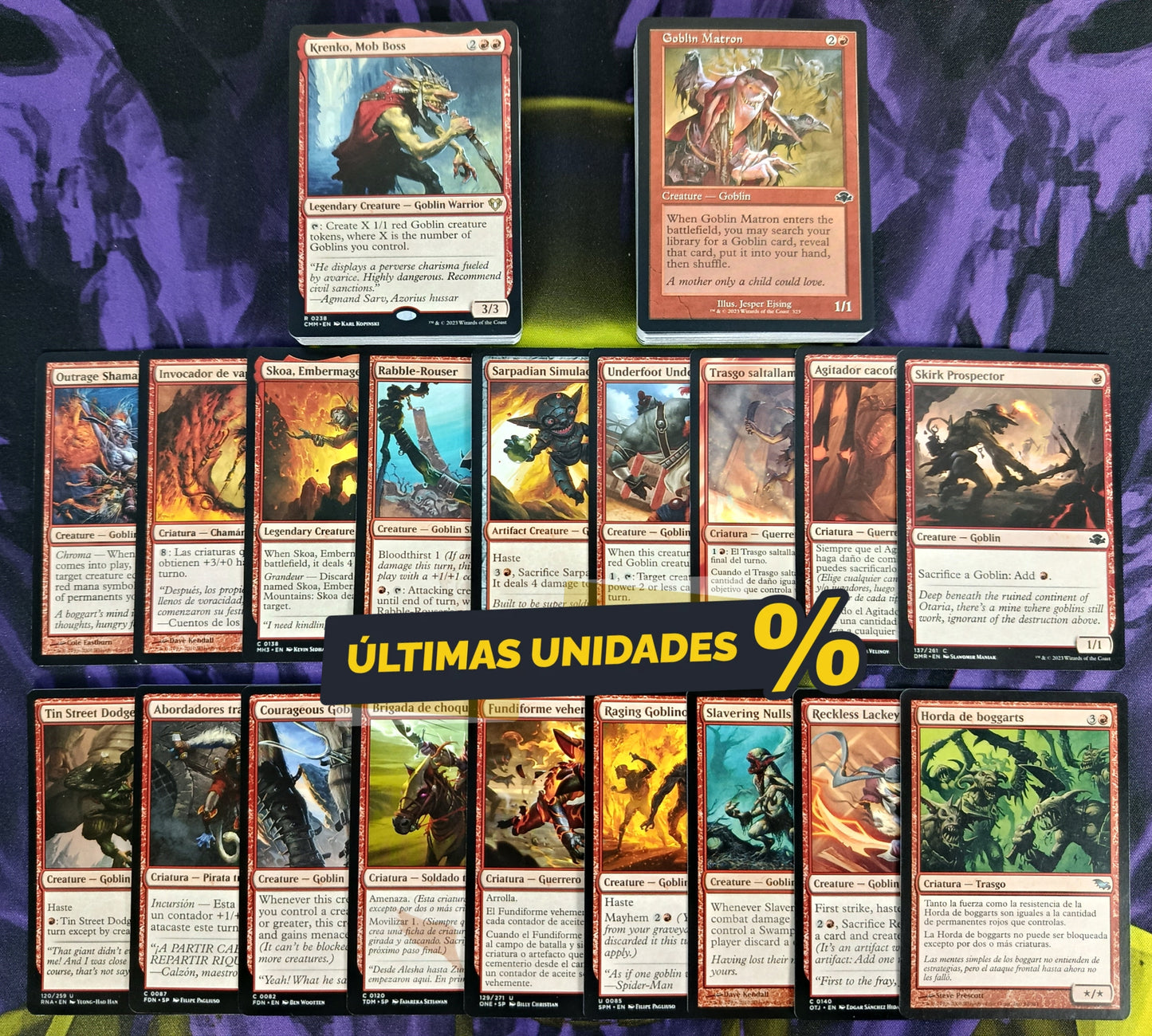 Lote Tribal 50 Trasgos/Goblins