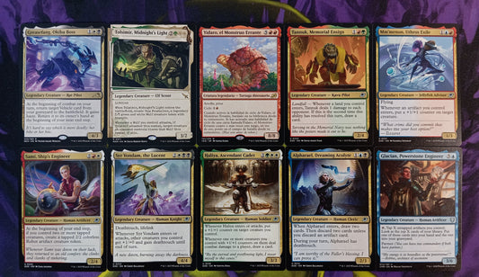 Lote 10 LEGENDARIAS SIN REPETIR