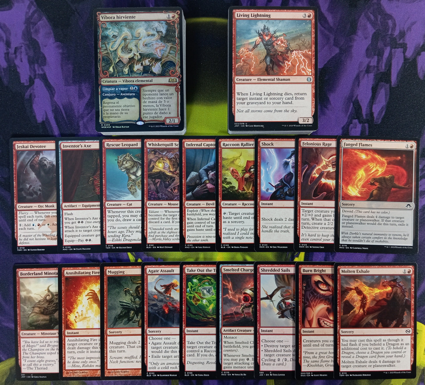 100 Cartas Rojas SIN REPETIR