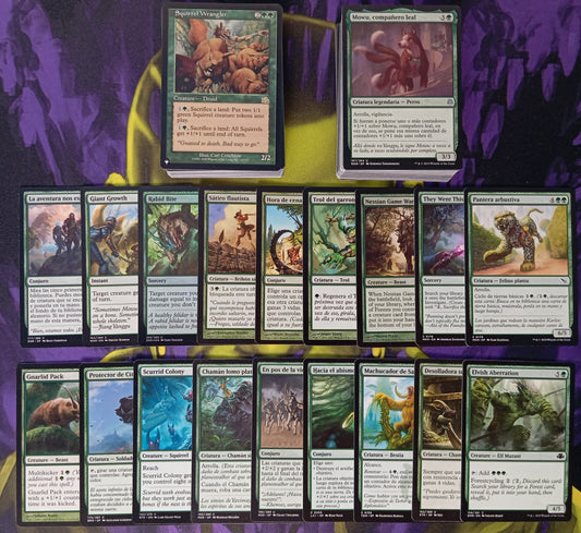 100 Cartas Verdes SIN REPETIR