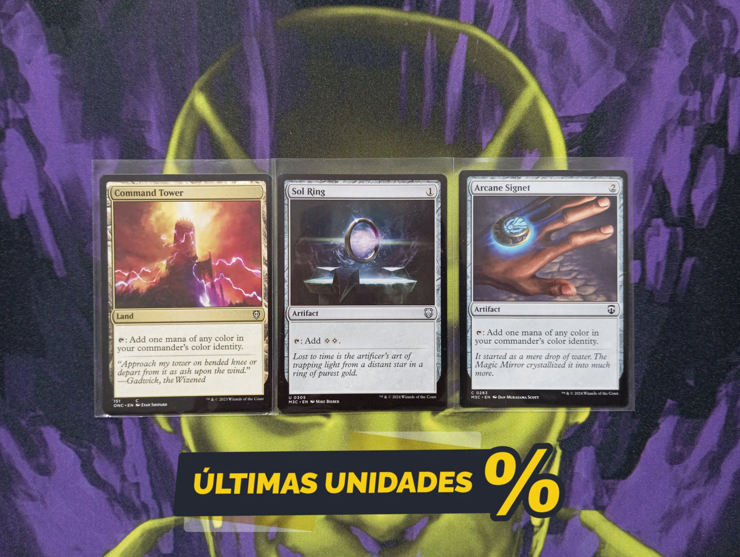 Lote Clásico: 3 Cartas Commander