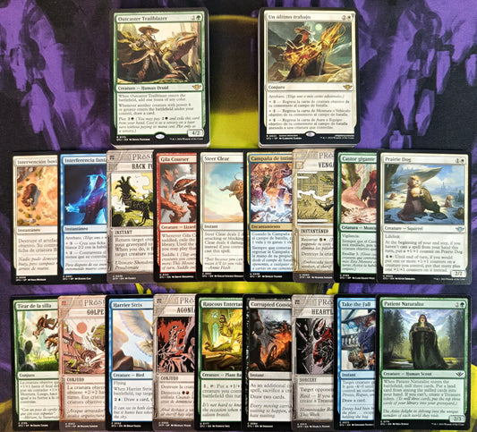 50 Cartas Forajidos de Cruce de Truenos