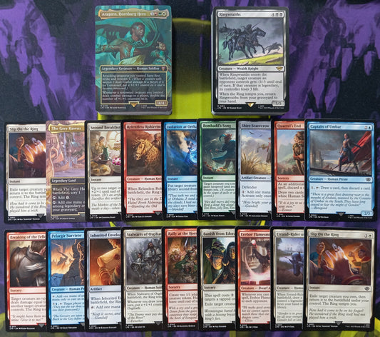 LOTE 100 CARTAS Señor de los Anillos