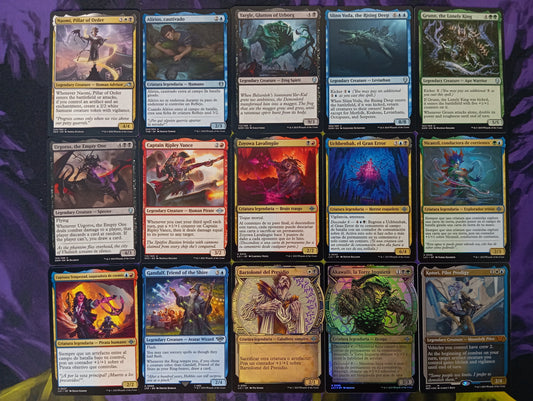 Lote 15 Cartas Legendarias