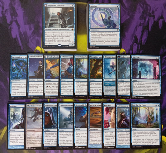 100 Cartas Azules SIN REPETIR