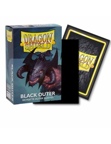 100 Fundas Dragon Shield Black Outer
