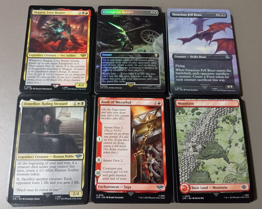 100 CARTAS Señor de los Anillos