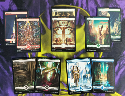 Set 10 Tierras Básicas Full Art de Calles de Nueva Capenna