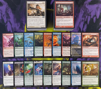 LOTE 500 Cartas+100 Tierras MTG