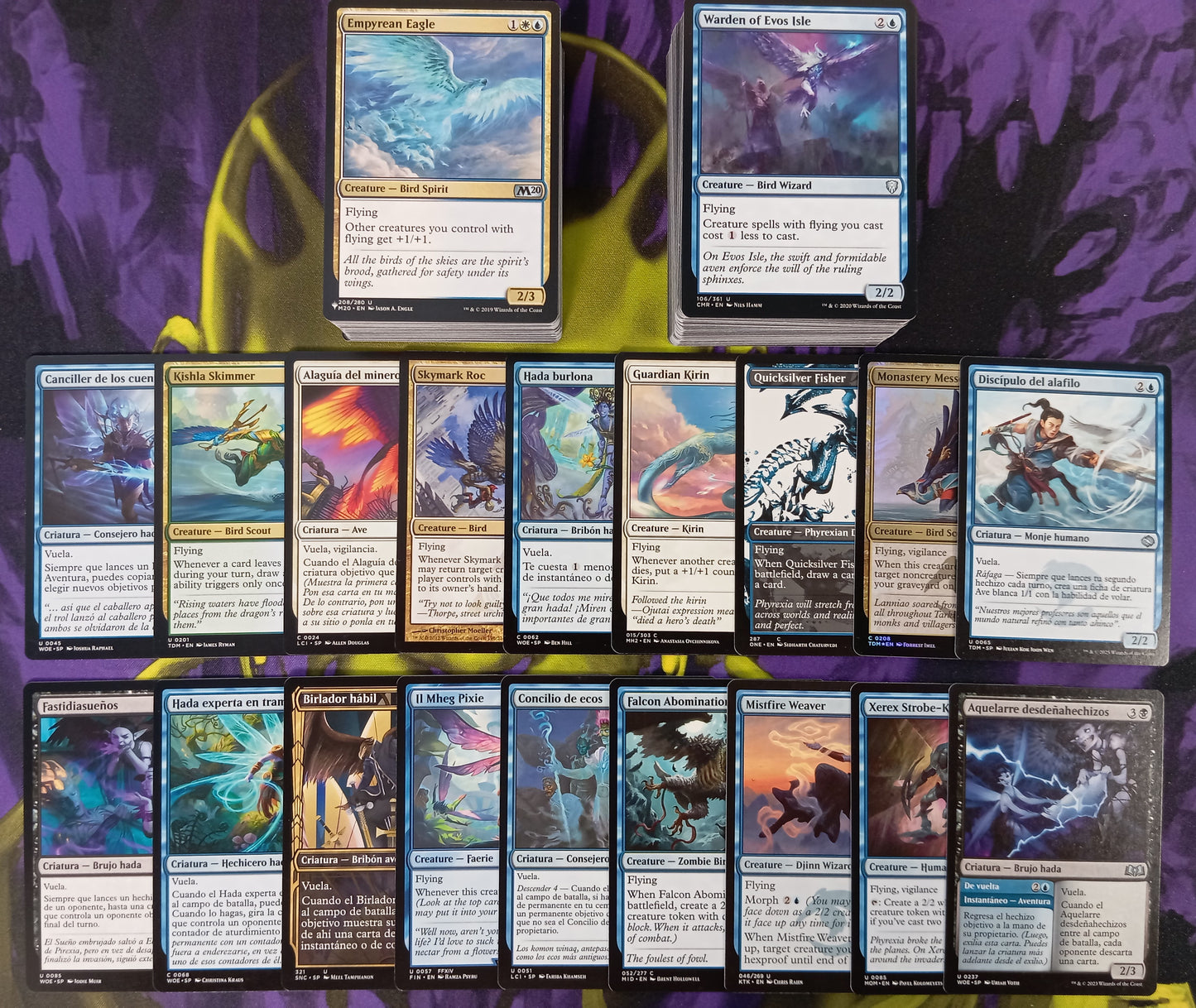 Lote 100 Cartas Voladoras