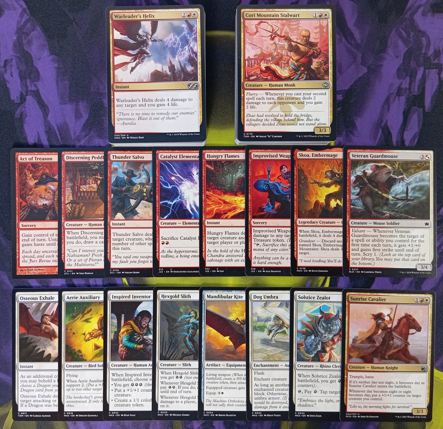 LOTE 200 Cartas Blancas-Rojas Sin Repetir