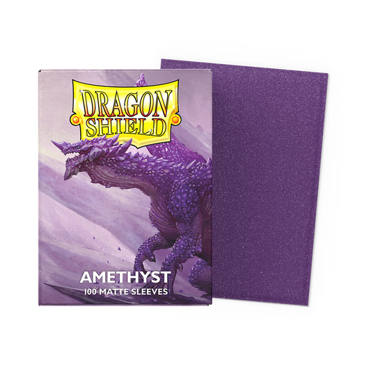 100 Fundas Dragon Shield Amethyst Matte