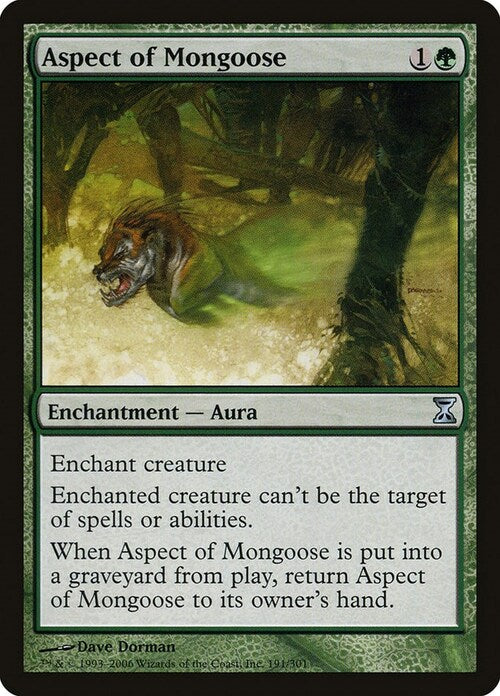 Aspect of mongoose/ Aspecto de mangosta NM+